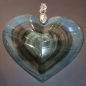 Pendentif Obsidienne Œil céleste Cœur