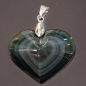 Pendentif Obsidienne Œil céleste Cœur