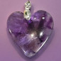 Pendentif Améthyste Cœur