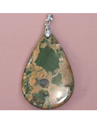 Pendentif Rhyolite goutte