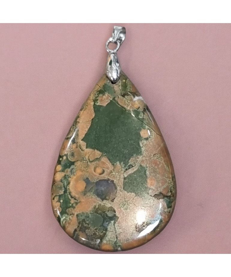 Pendentif Rhyolite goutte