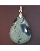Pendentif Obsidienne spider