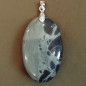 Pendentif Obsidienne spider ovale