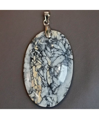 Pendentif Pinolite ovale