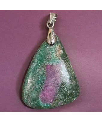 Pendentif Rubis Zoïsite goutte