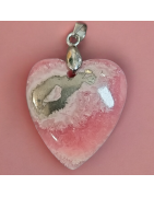 Pendentif Rhodochrosite Cœur