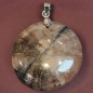 Pendentif Chiastolite rond