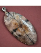 Pendentif Chiastolite ovale