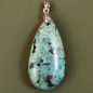 Pendentif Turquoise d'Afrique goutte