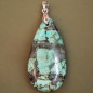 Pendentif Turquoise d'Afrique goutte