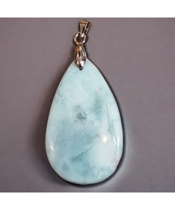 Pendentif Larimar goutte