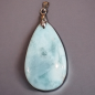 Pendentif Larimar goutte