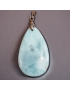 Pendentif Larimar goutte