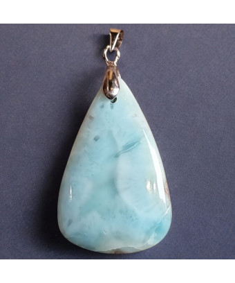 Pendentif Larimar goutte