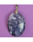 Pendentif Lépidolite ovale