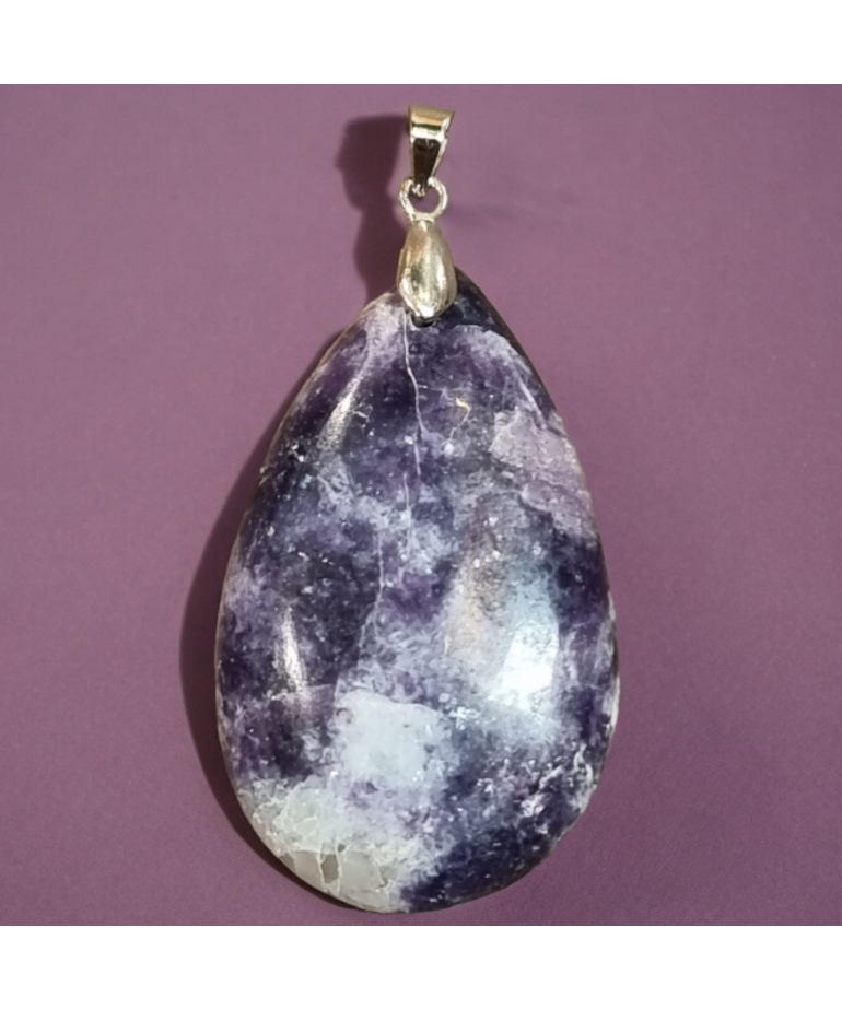 Pendentif Lépidolite Goutte