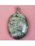 Pendentif Diopside ovale