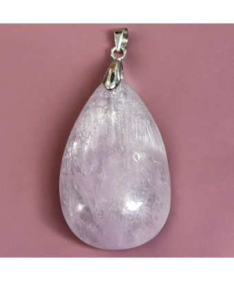 Pendentif Kunzite Goutte