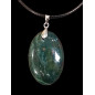 Pendentif Jaspe sanguin ovale sur cordon