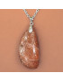 Pendentif Pierre de soleil sur chaîne