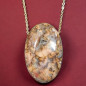 Pendentif Opale sur chaîne plaquée or