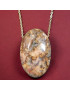 Pendentif Opale sur chaîne plaquée or