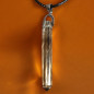 Pendentif Quartz fumé pointe sur cordon