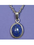 Pendentif Lapis-lazuli Argent 925 sur chaîne