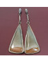 Boucles Jaspe Picasso Triangulaires Argent 925