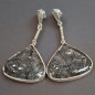 Boucles Quartz Tourmaline Argent 925
