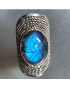 Bague Labradorite Argent 925 Taille 60