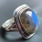 Bague Labradorite Argent 925 Taille 60