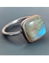 Bague Labradorite Argent 925 Taille 53