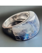 Bague Labradorite Argent 925 Taille 56