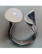 Bague Pierre de lune Argent 925 Taille 60