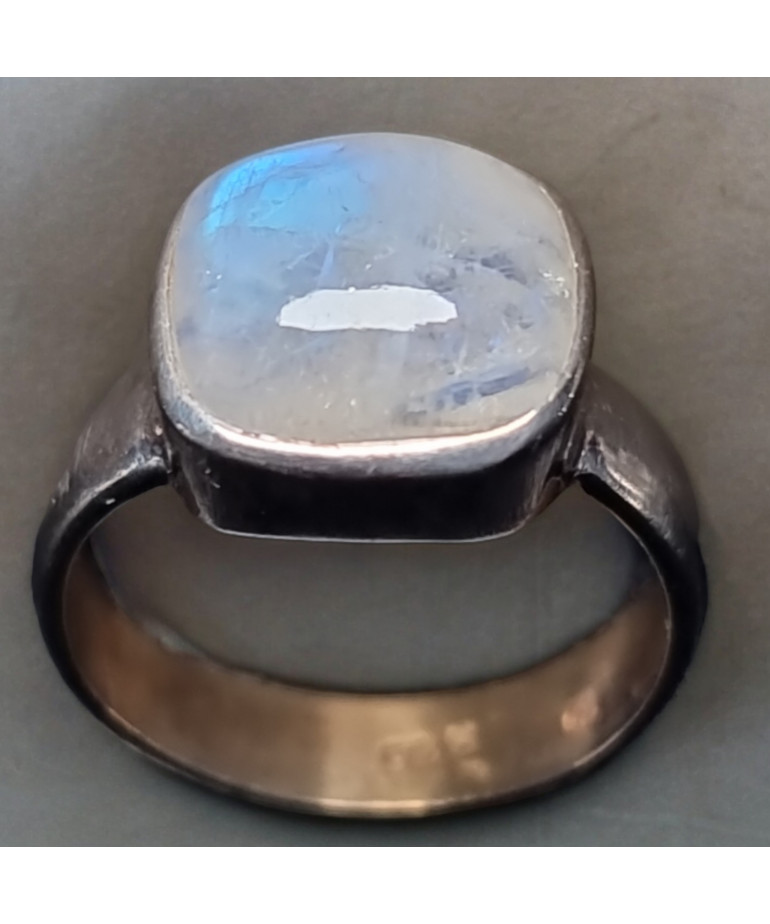 Bague Pierre de lune Argent 925 Taille 53