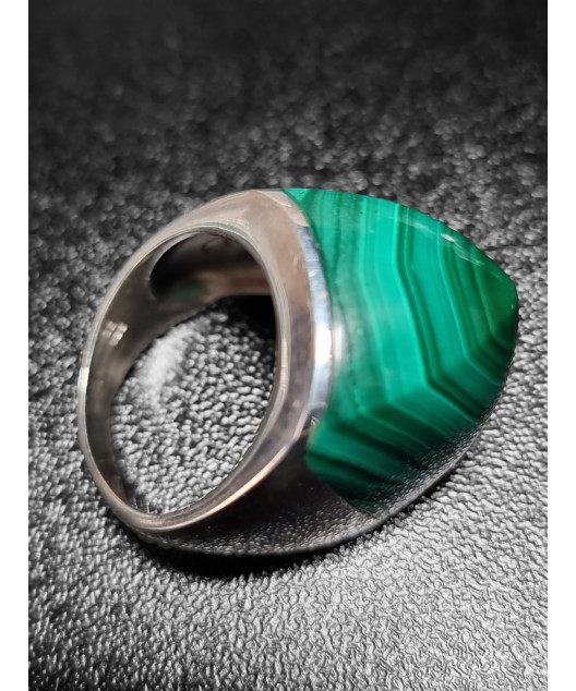 Bague Malachite Argent 925