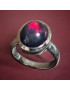 Bague Opale noire du Mexique Argent 925