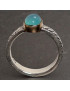 Bague Agate bleue Argent 925
