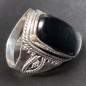 Bague Onyx noire "Ethnique" Argent 925 Taille 66