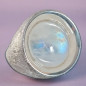 Bague Pierre de lune Argent 925 mat