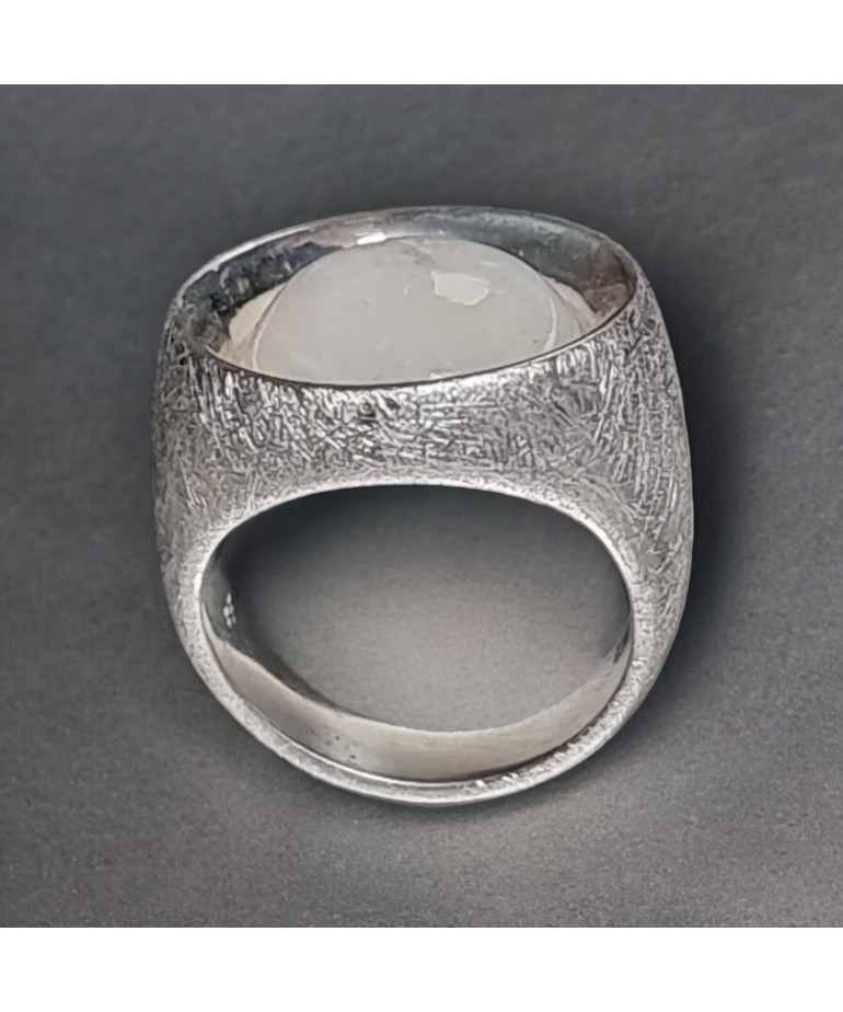 Bague Pierre de lune Argent 925 mat