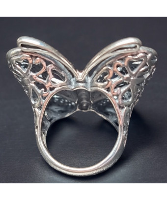 Bague Papillon Argent 925 Taille 54