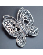 Bague Papillon Argent 925 Taille 54