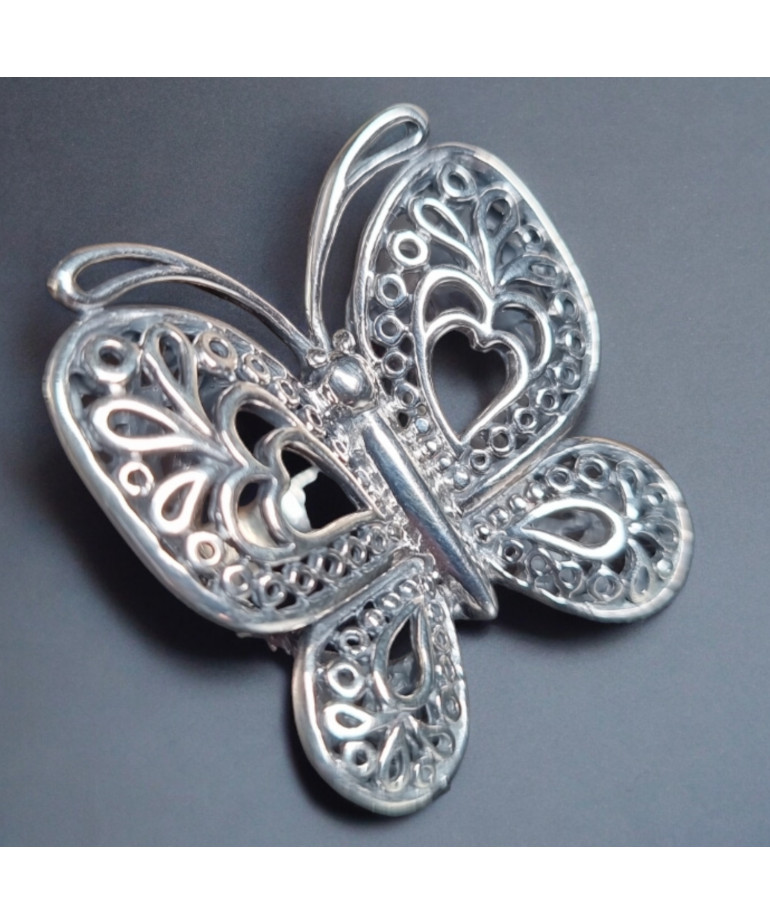 Bague Papillon Argent 925 Taille 54