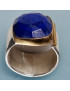 Bague Lapis-lazuli Argent 925 Taille 60+