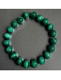 Bracelet Malachite A+ Pierres rondes 10mm