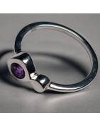 Bague Améthyste Argent 925