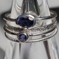 Bague et anneau multiples Tanzanite Argent 925