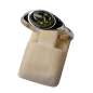 Bague Ambre végétal argent 925